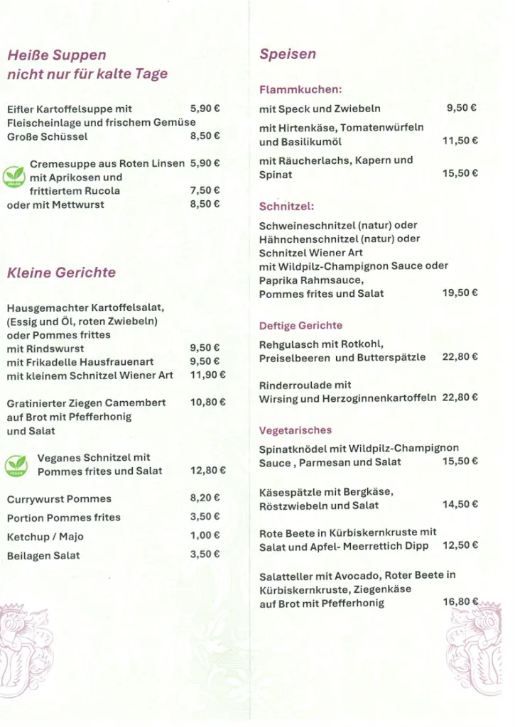 Menu_Historisches WEINHAUS der Ehrenburger Ritterschaft_Brodenbach_immagine_3