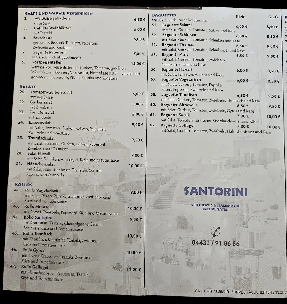 Menu_SANTORINI Dötlingen_Dötlingen_image_2