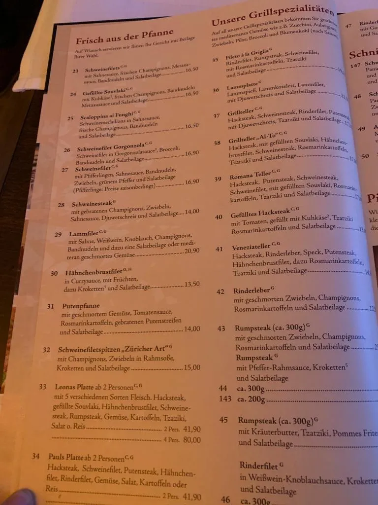 Menu_Ristorante AL-TO GmbH_Wildeshausen_image_2