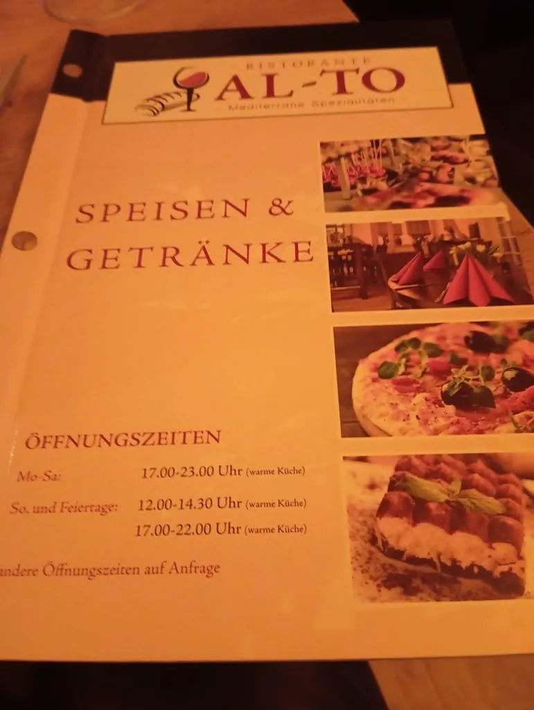 Menu_Ristorante AL-TO GmbH_Wildeshausen_image_3