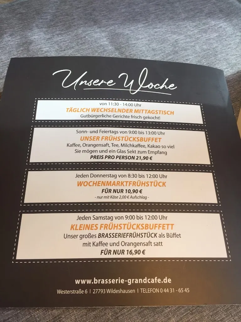 Menu_Brasserie Grand Café_Wildeshausen_image_1