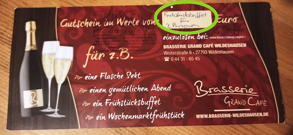 Menu_Brasserie Grand Café_Wildeshausen_image_4