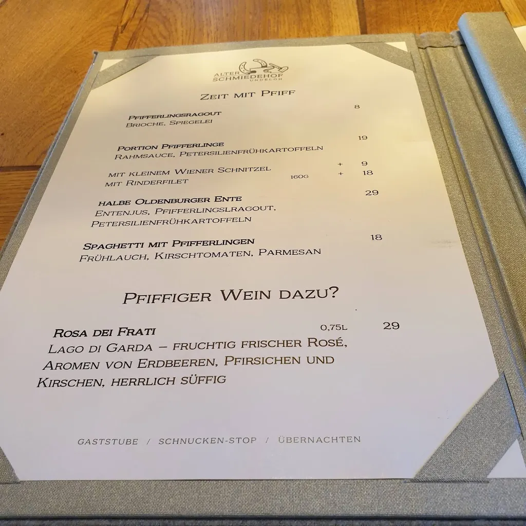Menu_Alter Schmiedehof | Speise- & Schankwirtschaft_Undeloh_image_1