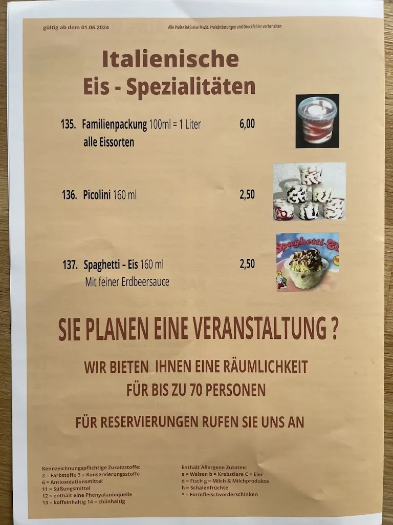 Menu_Cafe Bistro Pizzeria Kontakt_Edewecht_immagine_3