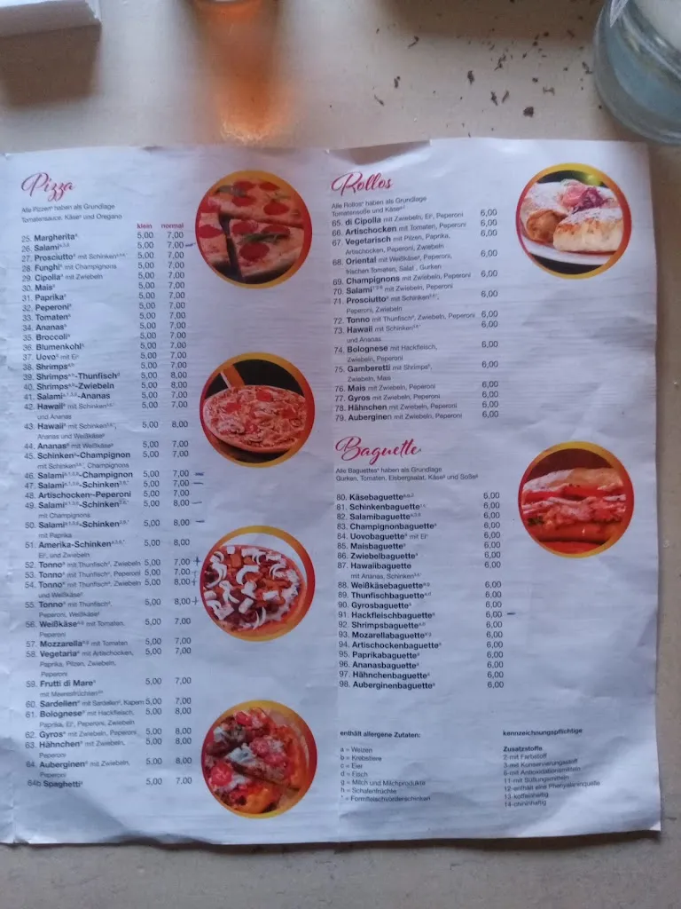 Menu_Cafe Bistro Pizzeria Kontakt_Edewecht_immagine_4