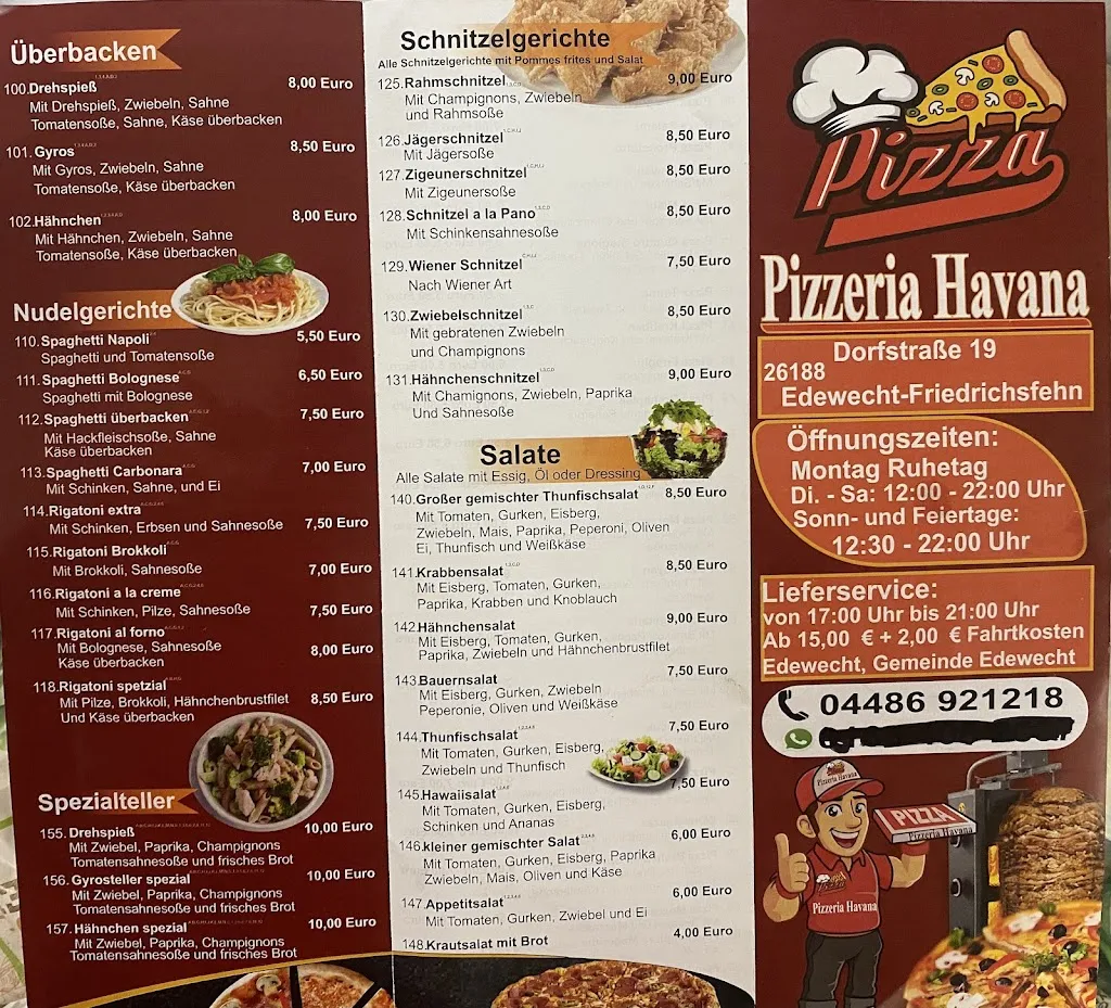 Menu_Pizzeria Havana Edewecht - 10% NUR über unseren App-/Webshop_Edewecht_image_2