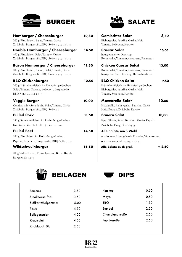 Menu_1852 Landgasthof_Elze_image_1