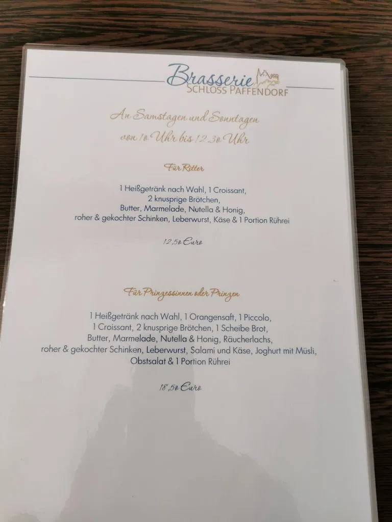 Menu_Brasserie Schloss Paffendorf_Bergheim_image_3