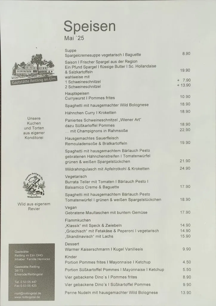 Menu_Gaststätte Reitling im Elm_Erkerode_immagine_1