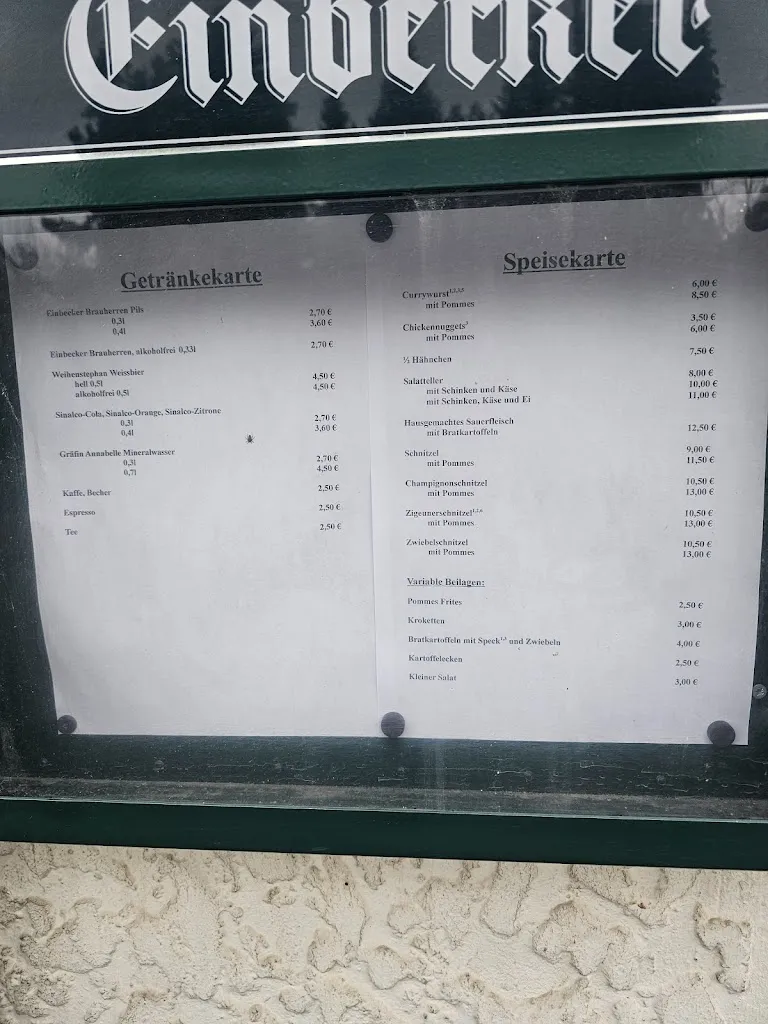 Menu_Gaststätte Liersch_Einbeck_immagine_1