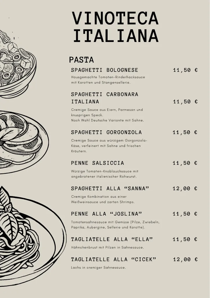 Menu_Restaurant Vinoteca Italiana_Einbeck_image_1