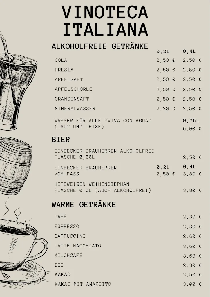 Menu_Restaurant Vinoteca Italiana_Einbeck_image_2