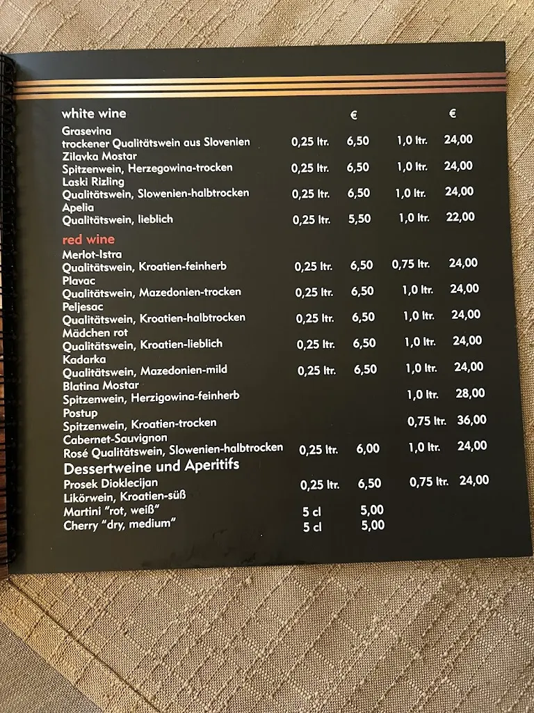 Menu_Restaurant Adriatik_Papenburg_immagine_1