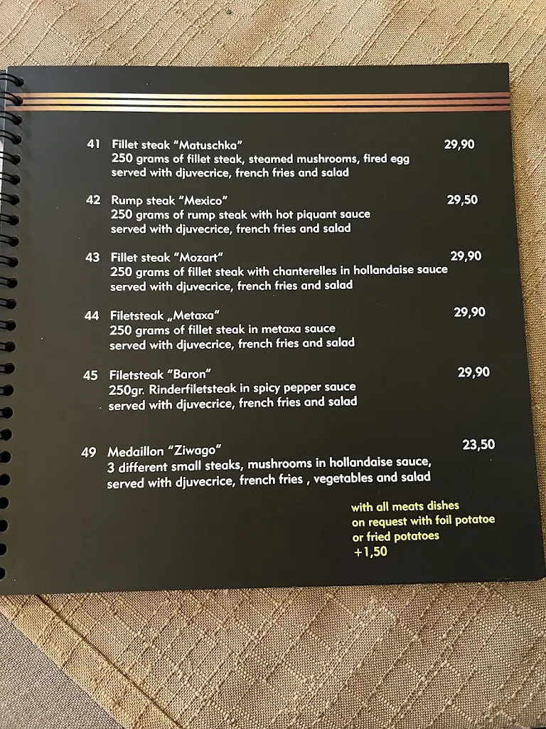 Menu_Restaurant Adriatik_Papenburg_immagine_2