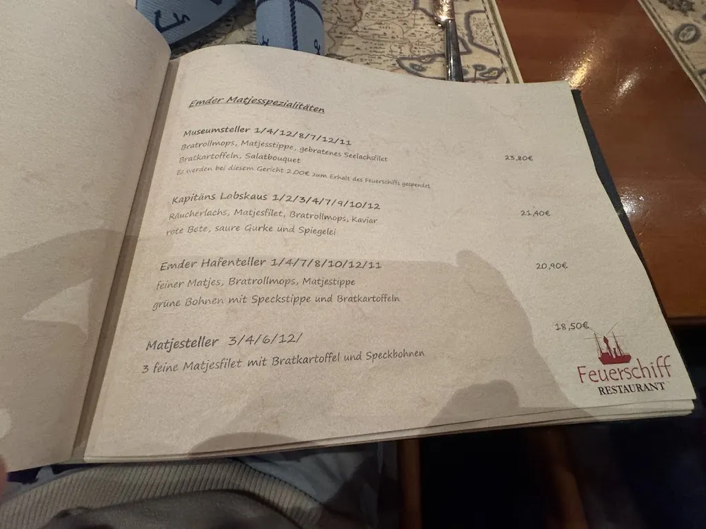 Menu_Feuerschiff Restaurant 