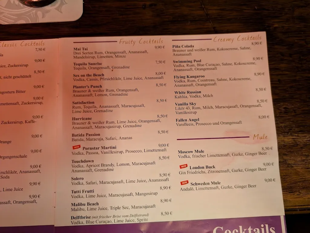 Menu_Restaurant & Cocktailbar Mojito Emden_Emden_image_2