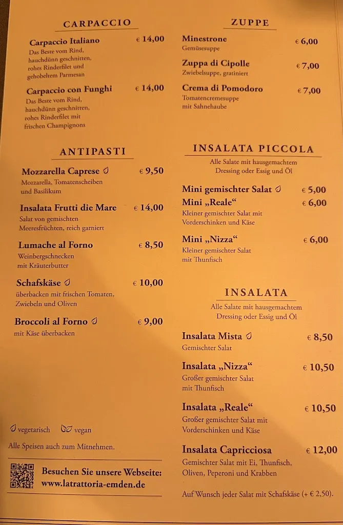 Menu_Restaurant La Trattoria_Emden_image_4