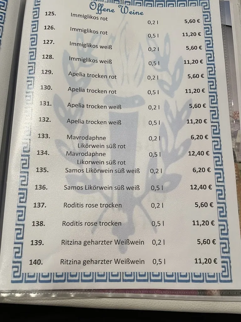 Menu_Olympia Restaurant_Emden_immagine_2