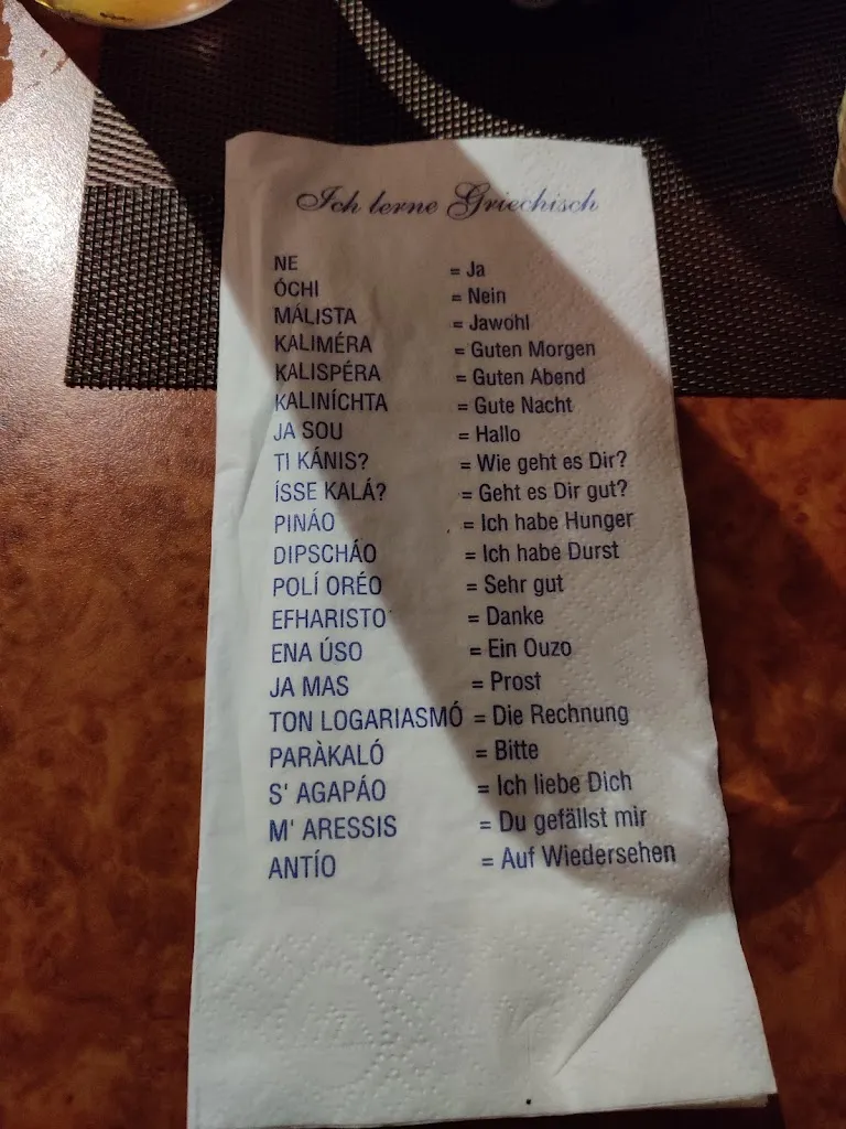 Menu_Restaurant Zorbas_Emden_immagine_1