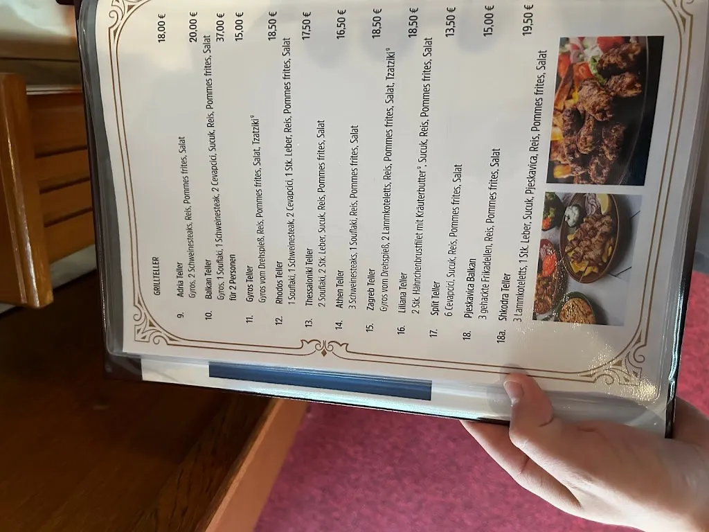 Menu_Restaurant Dubrovnik Emden_Emden_image_1