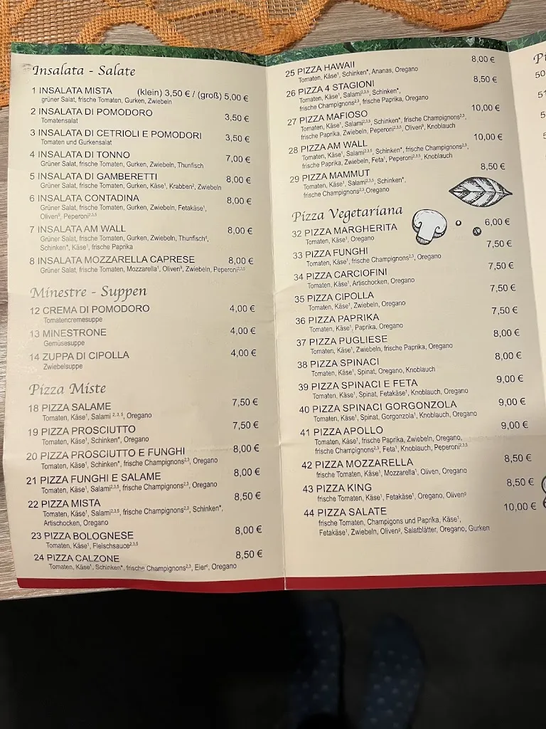 Menu_Pizzeria Mammut am Wall_Emden_image_4