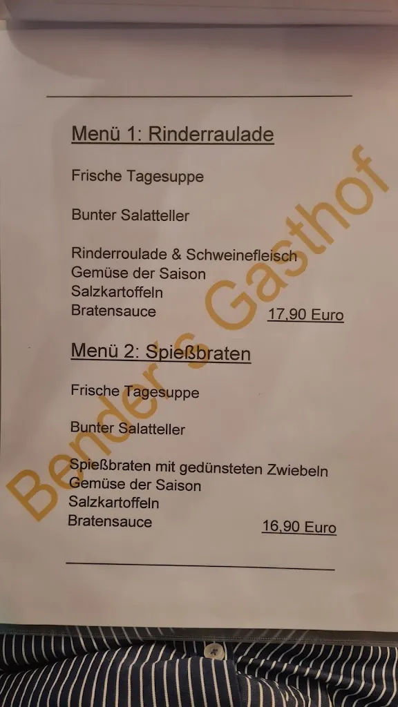 Menu_Gaststätte Bender_Friedeburg_image_1