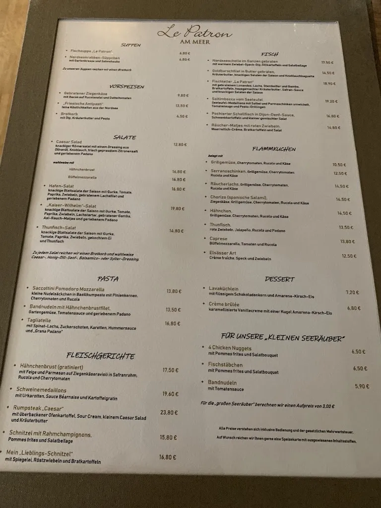 Menu_Le Patron am Meer_Wilhelmshaven_image_1