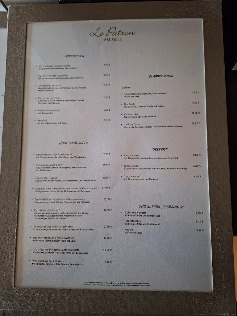 Menu_Le Patron am Meer_Wilhelmshaven_image_3