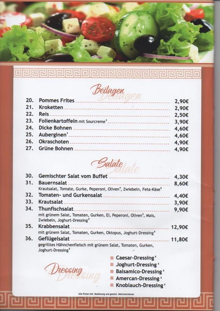 Menu_Restaurant Odysseus Wilhelmshaven_Wilhelmshaven_image_1