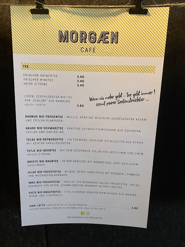 Menu_MORGÆN café_Wilhelmshaven_immagine_1