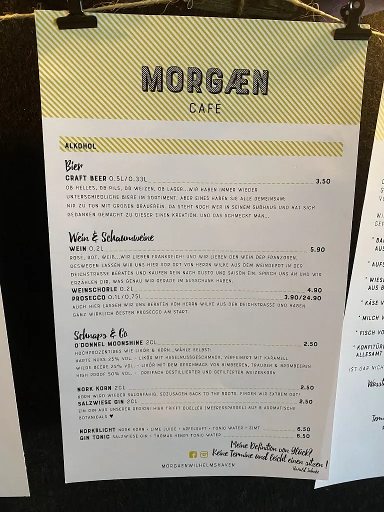 Menu_MORGÆN café_Wilhelmshaven_immagine_2