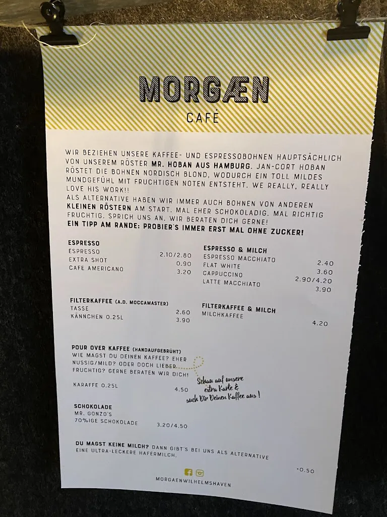Menu_MORGÆN café_Wilhelmshaven_immagine_3