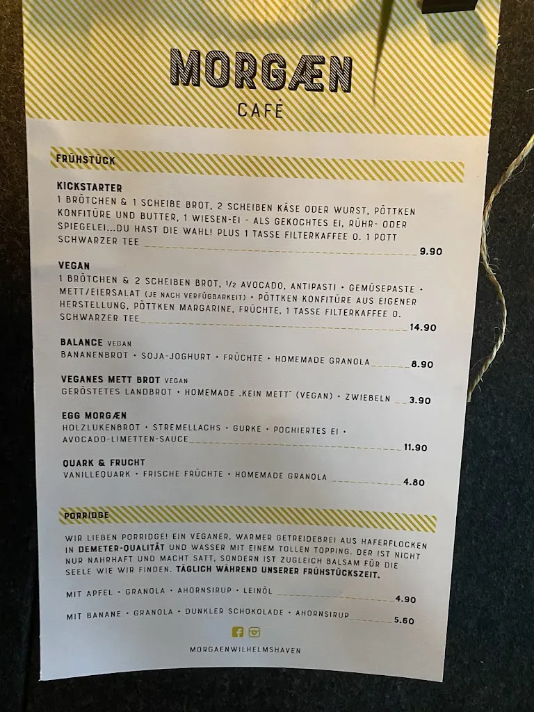 Menu_MORGÆN café_Wilhelmshaven_immagine_4