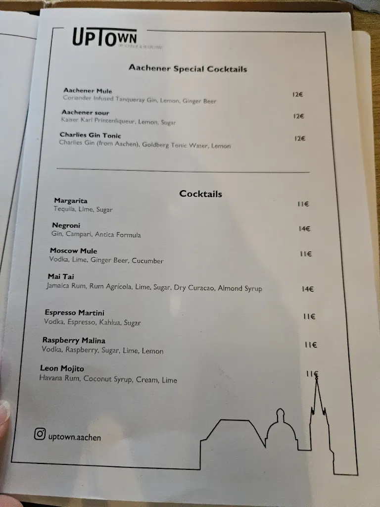 Menu_UpTown Sky Lounge & Restaurant - Aachen_Aachen_image_1