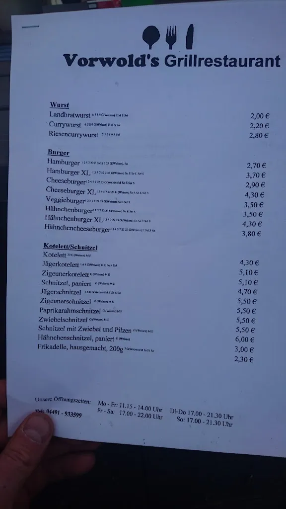 Menu_Vorwold's Grillrestaurant_Friesoythe_image_3