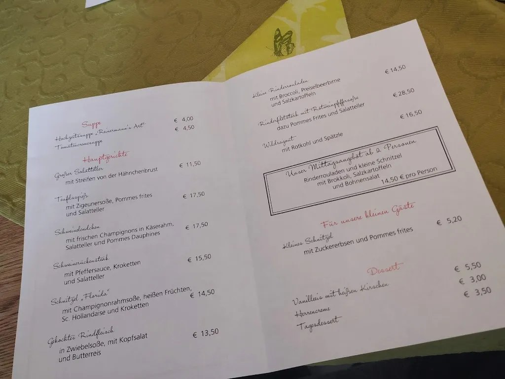Menu_Gaststätte Reinermann_Fürstenau_image_1