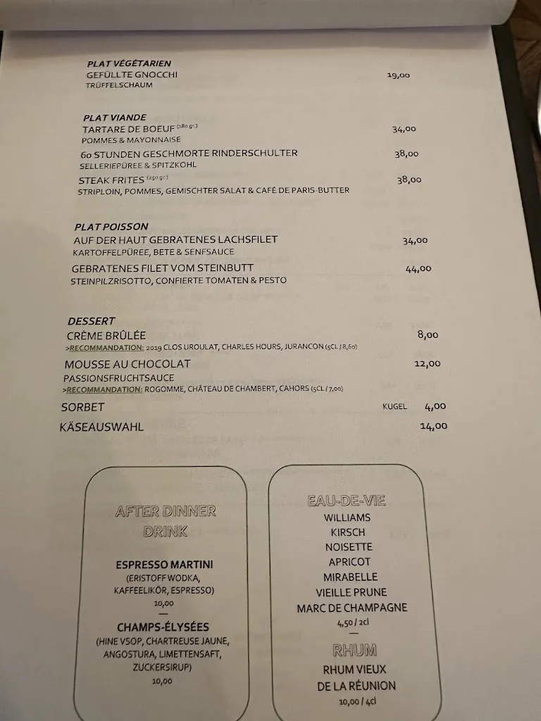 Menu_Paul's Brasserie_Essen_image_1