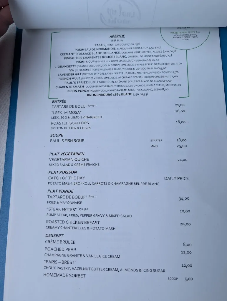 Menu_Paul's Brasserie_Essen_image_3