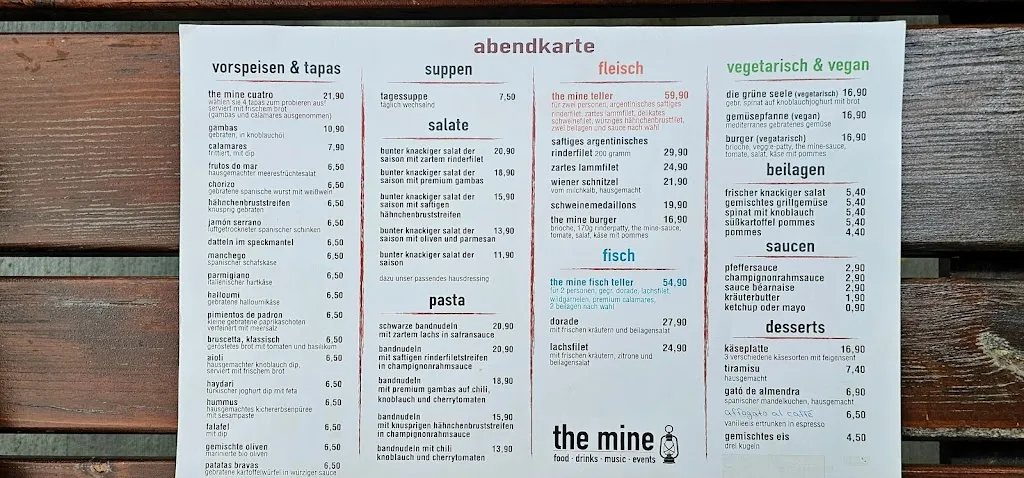 Menu_The Mine_Essen_image_4