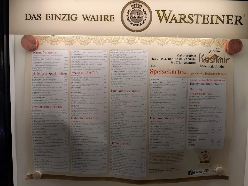 Menu_Kashmir Restaurant - Freiburg im Breisgau_Breisgau_image_4