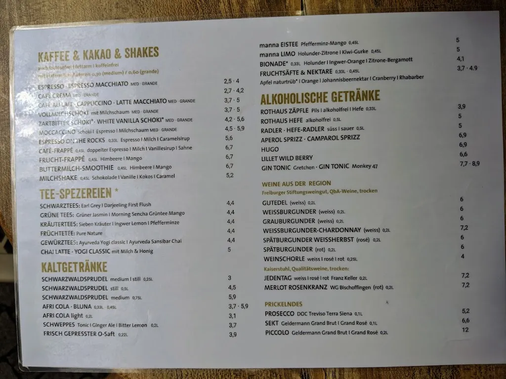 Menu_manna - die Spezerei - Freiburg im Breisgau_Breisgau_immagine_1