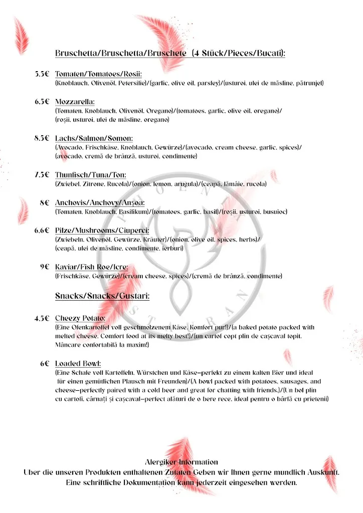 Menu_Phoenix Restaurant_Aalen_image_2