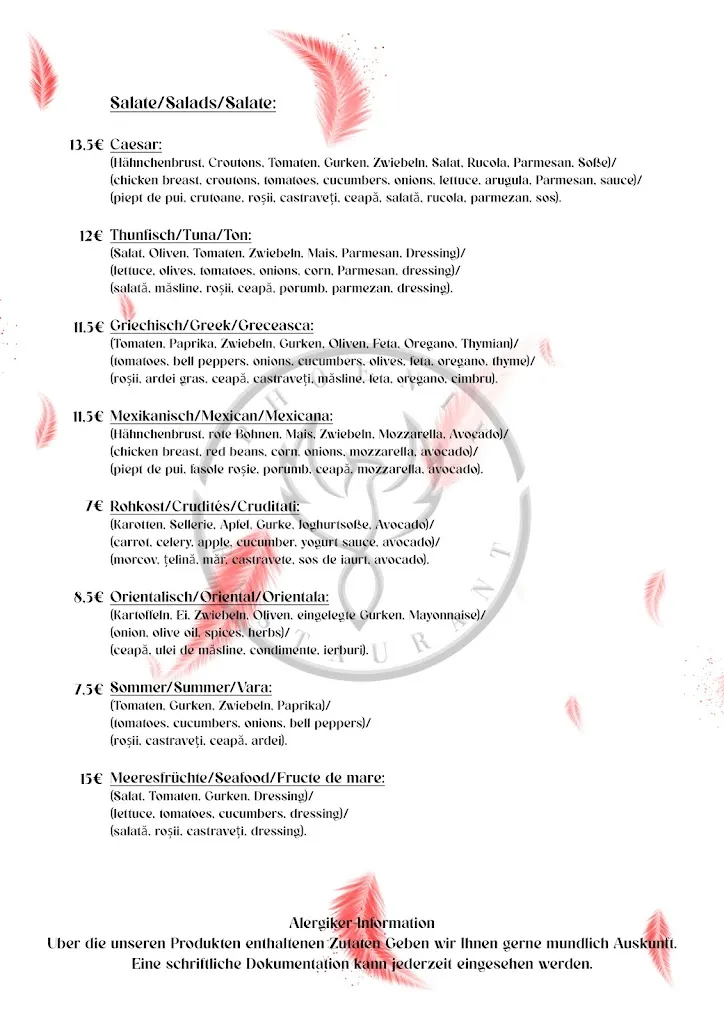 Menu_Phoenix Restaurant_Aalen_image_3