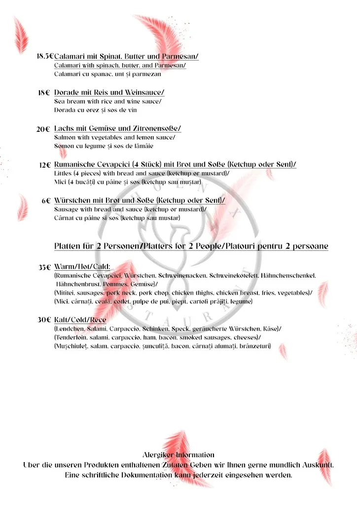 Menu_Phoenix Restaurant_Aalen_image_4