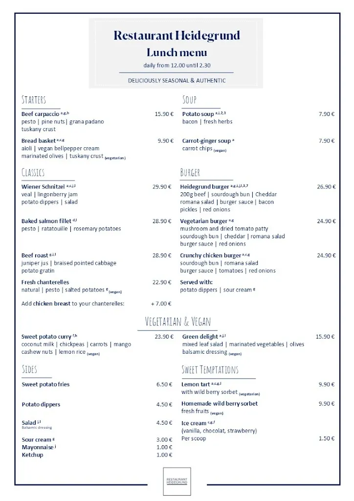 Menu_Restaurant Heidegrund_Garrel_immagine_1
