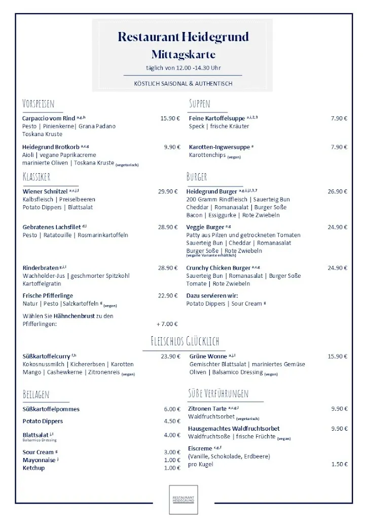 Menu_Restaurant Heidegrund_Garrel_immagine_2