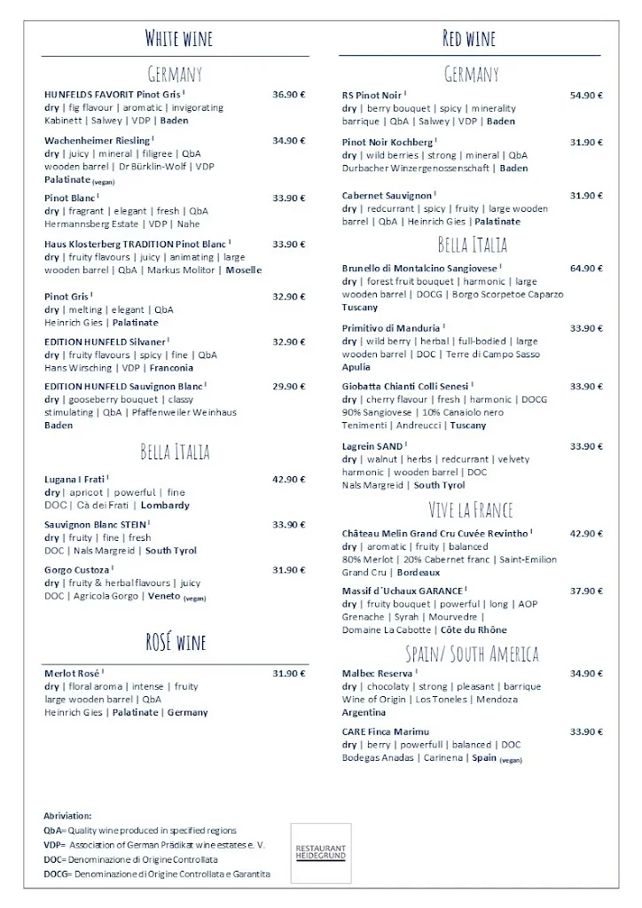 Menu_Restaurant Heidegrund_Garrel_immagine_4