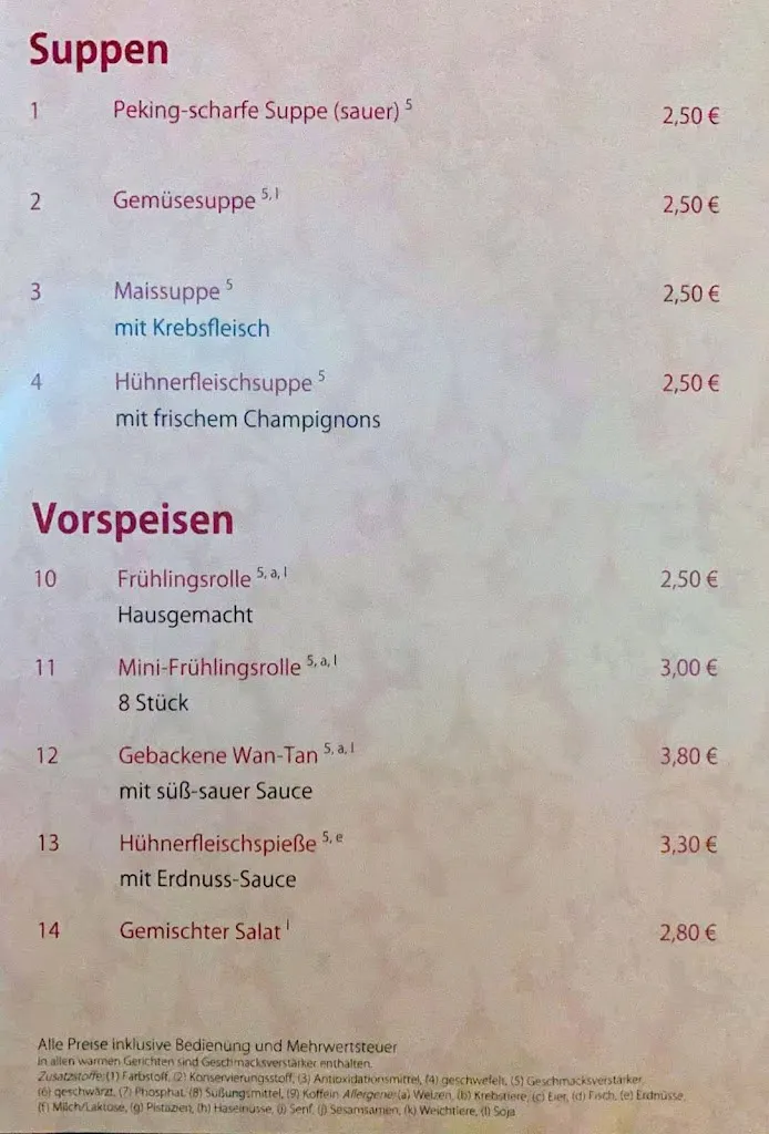 Menu_Asia Restaurant 