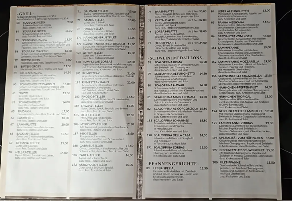 Menu_Restaurant Zorbas_Ganderkesee_image_1