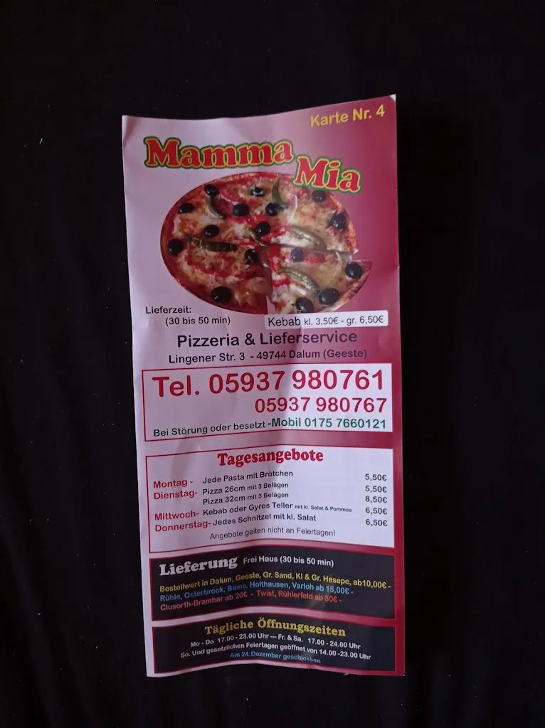Menu_Pizzeria Mamma Mia_Geeste_image_2